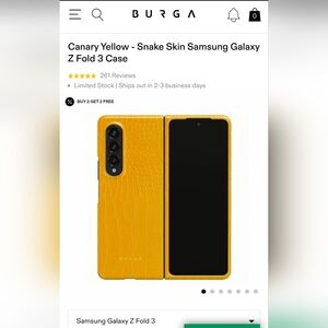 Canary Yellow Phone Case By BURGA